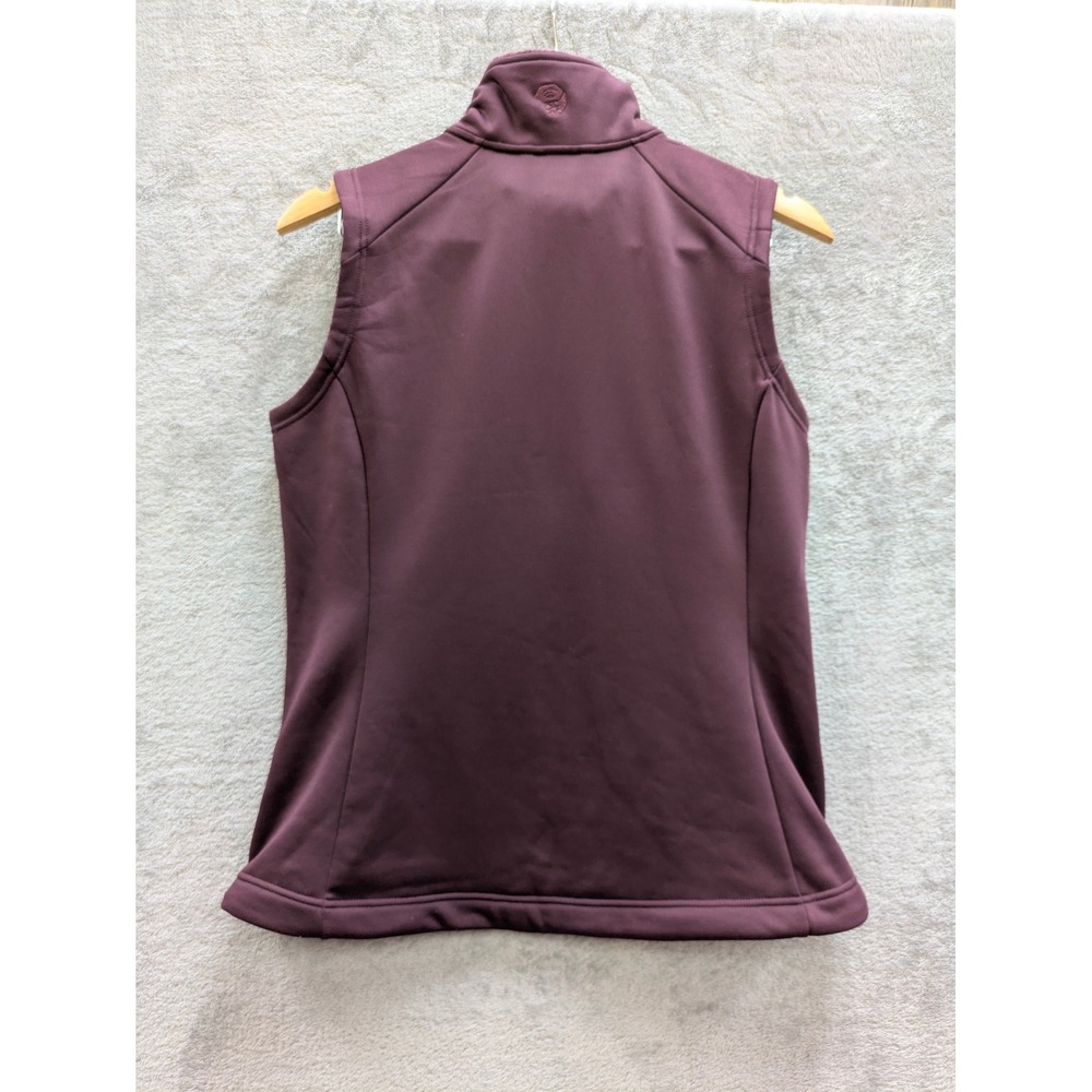 Gorpcore Full Zip Fleece Vest Womens Medium Plum Purple Mountain Hardwear - Picture 6 of 7